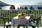 Terrace with view of the Garda lake